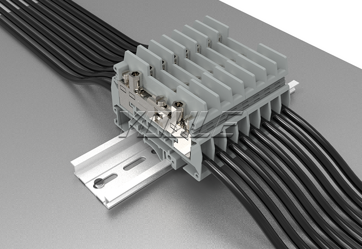 有乐电气轨道式接线端子